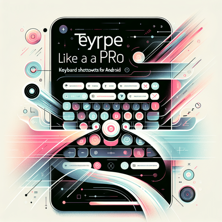 Type Like a Pro: Keyboard Shortcuts for Android